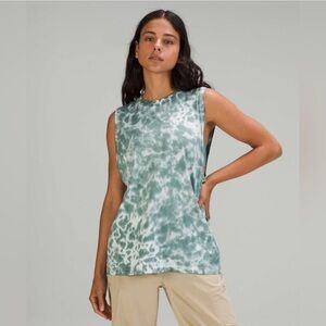 LULULEMON All Yours Oversized Marmoleado Tie Dye Tank Top - 6